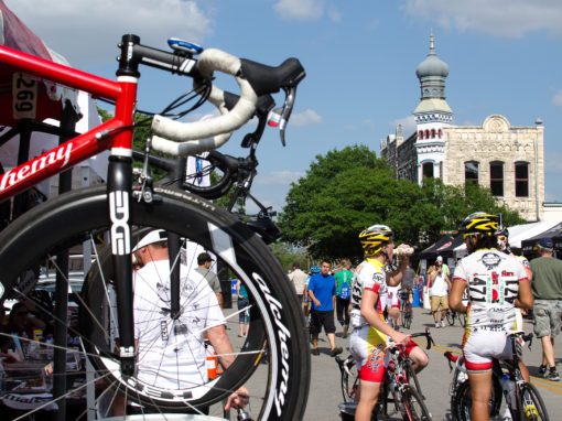 Biking on the Square